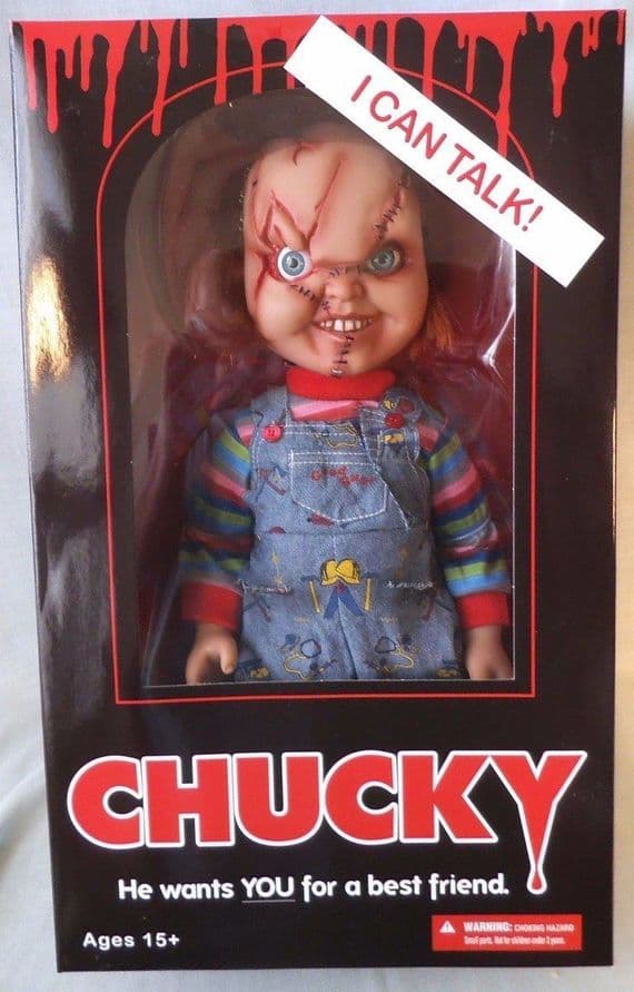 Mezco Toys Childs Play Scarred Chucky 15