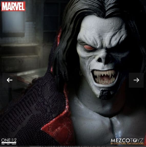 Mezco Toys One:12 Collective Marvel Comics Morbius 1/12 scale action figure - INSTOCK