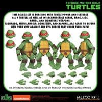 Mezco Toyz 5 Points Teenage Mutant Ninja Turtles Deluxe Action Figure Set - SPECIAL OFFER