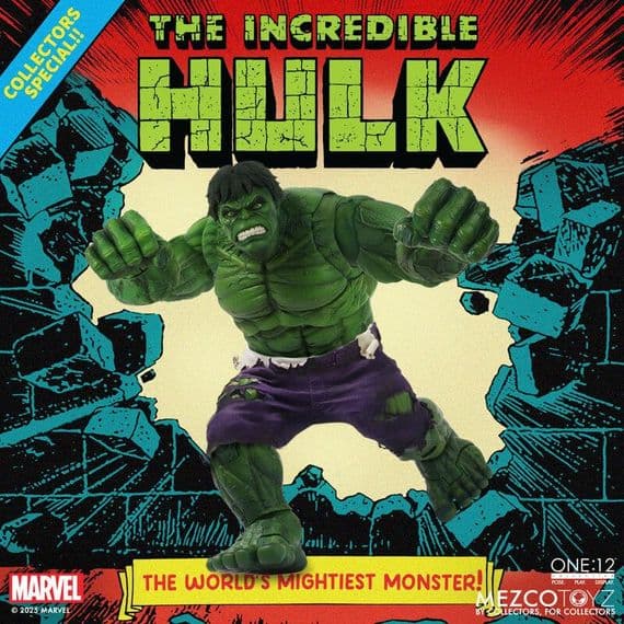 Mezco Toyz One:12 Collective Marvel Comics The Incredible Hulk Action Figure - Pre-Order