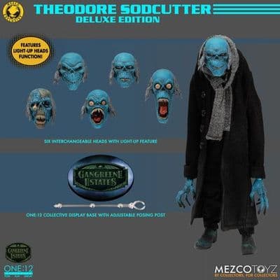 Mezco Toyz One:12 Collective PX Previews Exclusive Theodore Sodcutter Ghostly Ghoul - INSTOCK