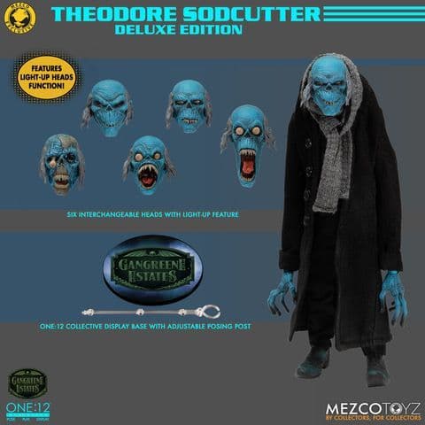 Mezco Toyz One:12 Collective PX Previews Exclusive Theodore Sodcutter Ghostly Ghoul - INSTOCK