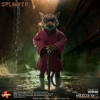 Mezco Toyz One:12 Collective Teenage Mutant Ninja Turtles Splinter Action Figure - Pre-Order