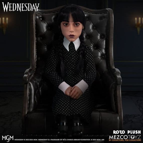 Mezco Toyz Wednesday TV Series Roto Plush 18