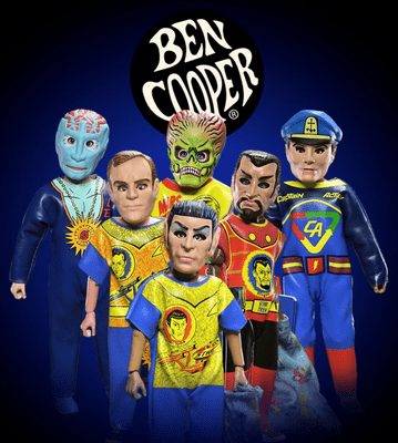 NECA Ben Cooper Series 14 Set of 6 60's Sci-fi Clothed Action Figures - Pre-Order