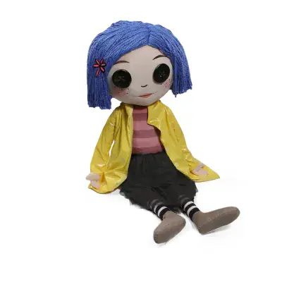 NECA Coraline with Button Eyes Life Size Plush Figure - INSTOCK