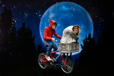 NECA E.T. 40th Anniversary Elliott & E.T. On BMX Ultimate Action Figure - INSTOCK
