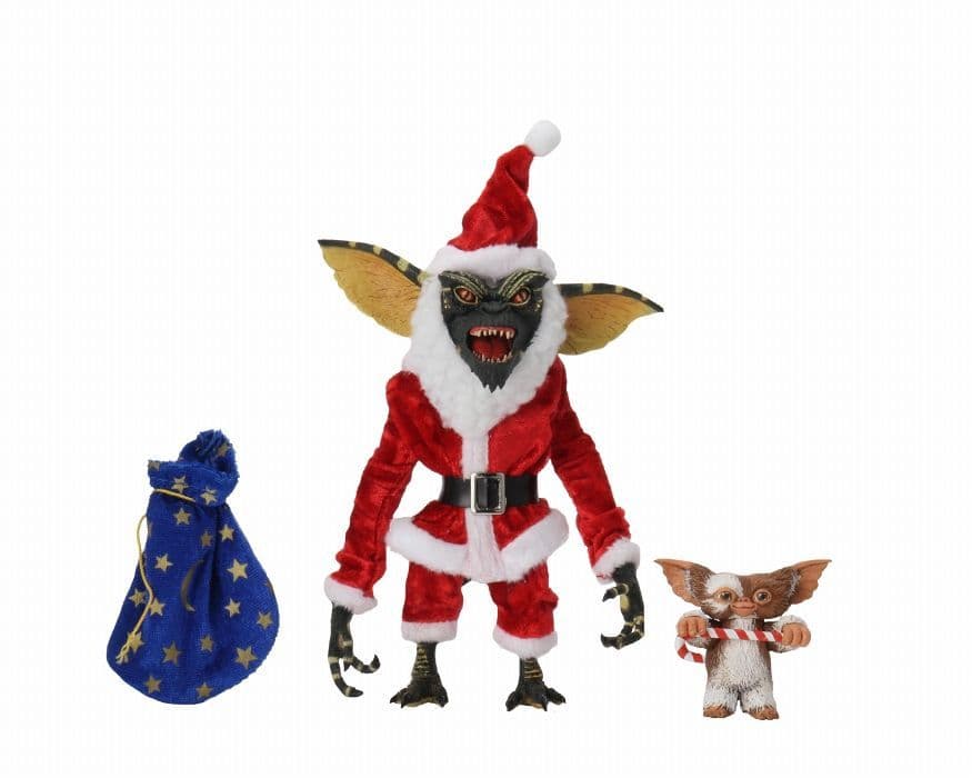 Santa Gremlin フィギュアとGizmo セット NECA Gremlins Ultimate Santa Stripe with Gizmo Action Figure Set