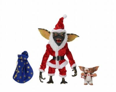 NECA Gremlins Ultimate Santa Stripe with Gizmo Action Figure Set - INSTOCK