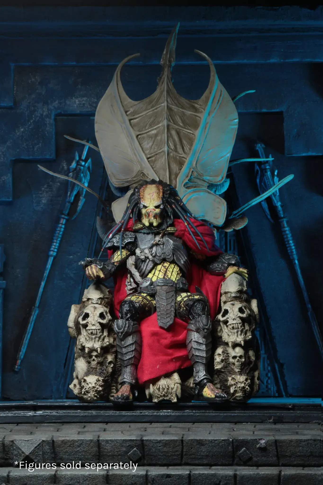 NECA Predator Clan Leader Throne Diorama Set - Instock