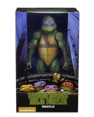 NECA Teenage Mutant Ninja Turtles 1990 Movie Action Figure 1/4 Scale Donatello - Instock