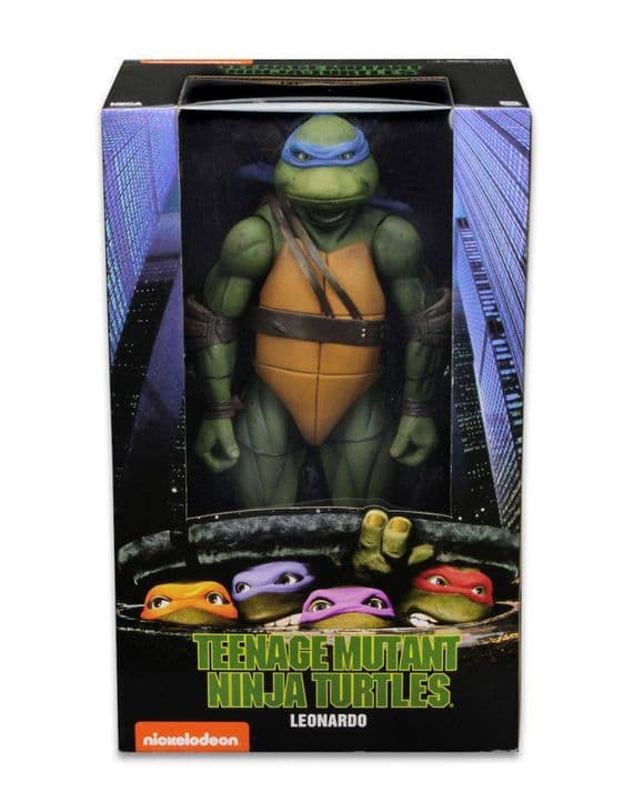 NECA Teenage Mutant Ninja Turtles 1990 Movie Action Figure 1/4 Scale Leonardo - PRE-ORDER