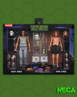 NECA Teenage Mutant Ninja Turtles 1990 Movie Casey Jones & April O'Neill Farm set - SPECIAL OFFER