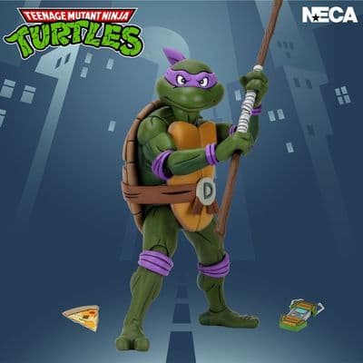 NECA Teenage Mutant Ninja Turtles Cartoon Donatello 1/4 Scale Action Figure - INSTOCK