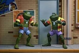 NECA Teenage Mutant Ninja Turtles Cartoon Napoleon and Atilla Frog 2 Pack - SPECIAL OFFER