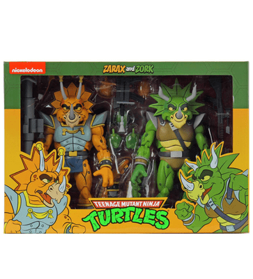 NECA Teenage Mutant Ninja Turtles Cartoon Series 4 Zarax And Zork 2 Pack - SPECIAL OFFER