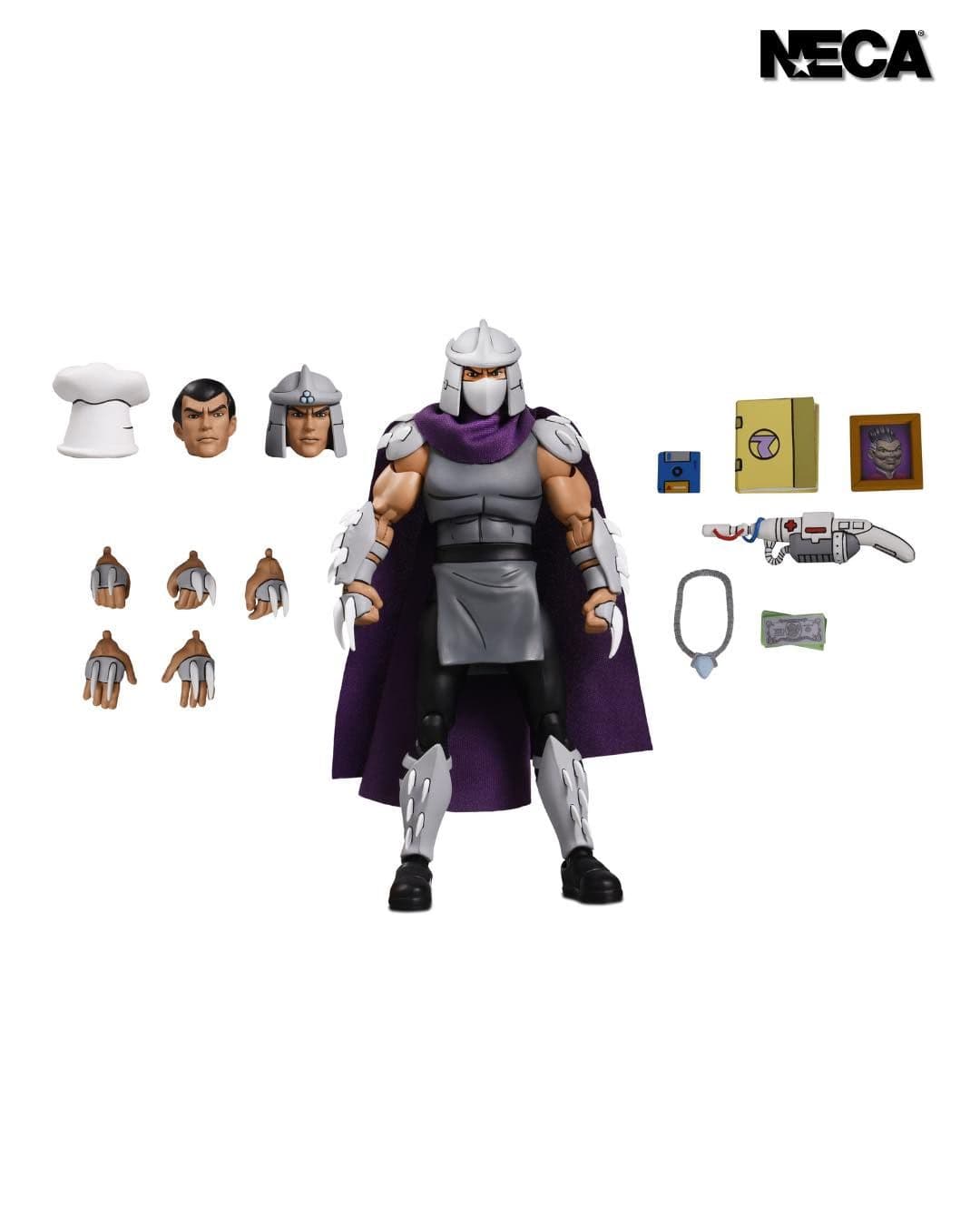 NECA Teenage Mutant Ninja Turtles Cartoon Shredder Action Figure