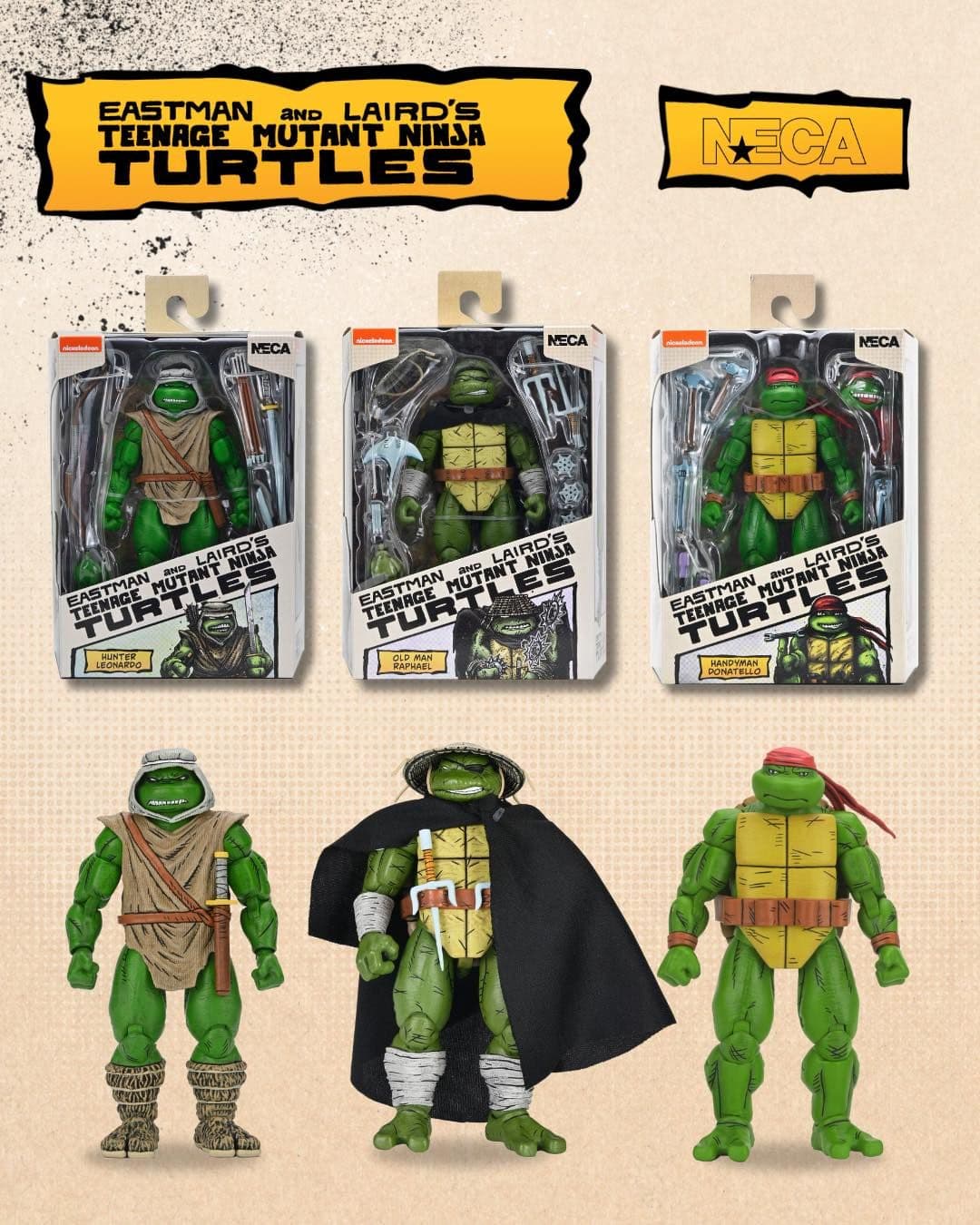 NECA Teenage Mutant Ninja Turtles Mirage Comics Old Raphael Hunter