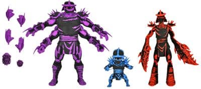 NECA Teenage Mutant Ninja Turtles Mirage Comics Shredder Clones Action Figure 3 Pack - SPECIAL OFFER