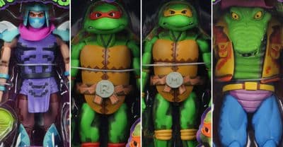 NECA Teenage Mutant Ninja Turtles - Turtles in Time Wave 2 full set of 4