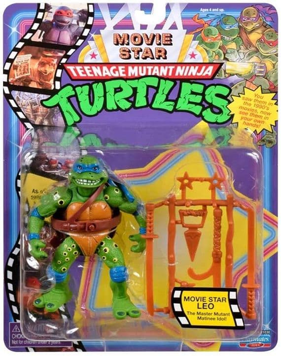 Playmates Teenage Mutant Ninja Turtles Classic Movies Set of 4 Figures - INSTOCK