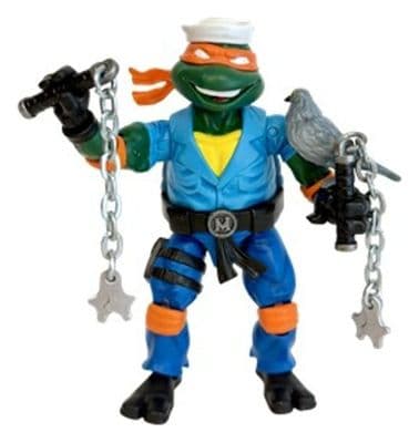 Playmates Teenage Mutant Ninja Turtles x GI Joe Michelangelo as Shipwreck Figure - Pre-Order