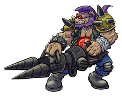 Playmates Teenage Mutant Ninja Turtles x GI Joe Rocksteady as Dreadnok Buzzer Figure - Pre-Order
