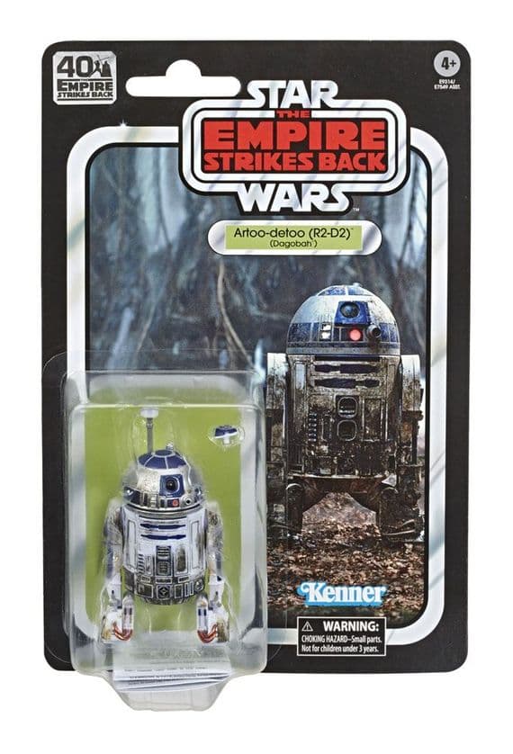 Star Wars 40th Anniversary Black Series R2-D2 Dagobah Action Figure