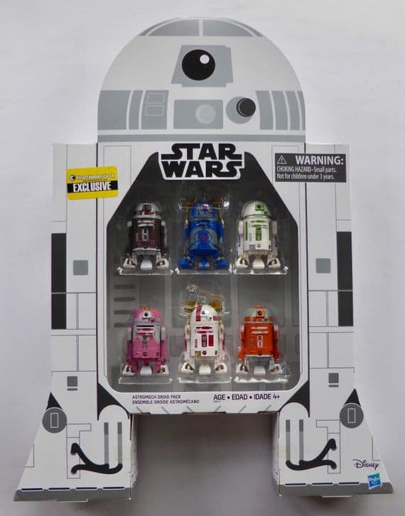 Star Wars Entertainment Earth Exclusive Astromech Action Figure 6 Pack - INSTOCK