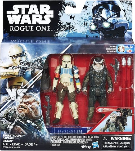 Star Wars Rogue One Shoretrooper Captain and Bistan Action Figure 2 Pack - INSTOCK