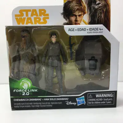 Star Wars Solo Movie Han Solo and Chewbacca Mimban Action Figure 2 Pack - INSTOCK