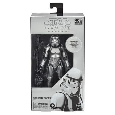Star Wars The Black Series Carbonised Stormtrooper Action Figure - INSTOCK