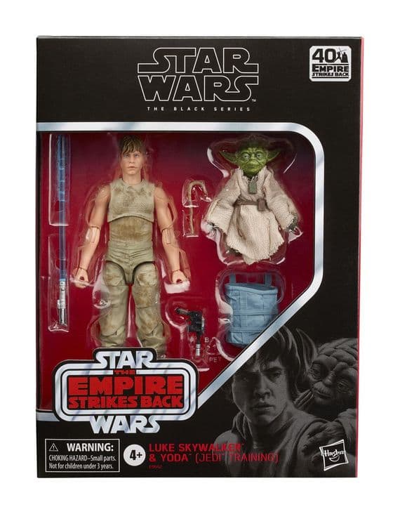 Star Wars The Black Series Luke Skywalker and Yoda Action Figure 2 Pack - Instock