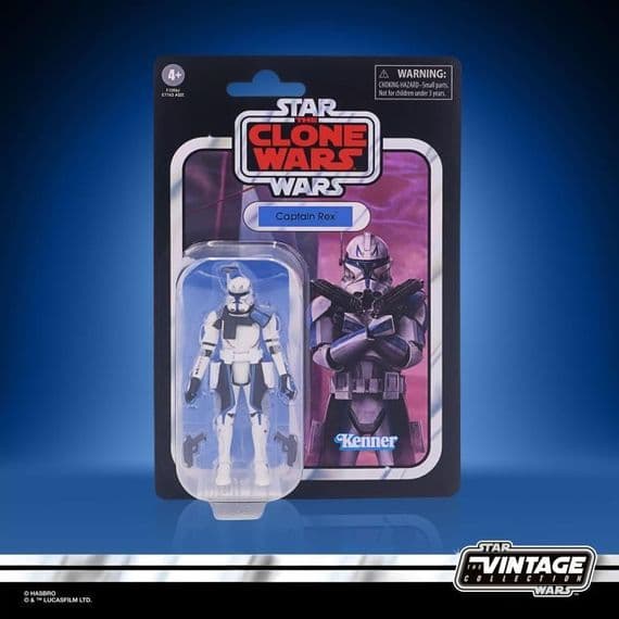 Star Wars The Vintage Collection Clone Wars Captain Rex action figure - INSTOCK