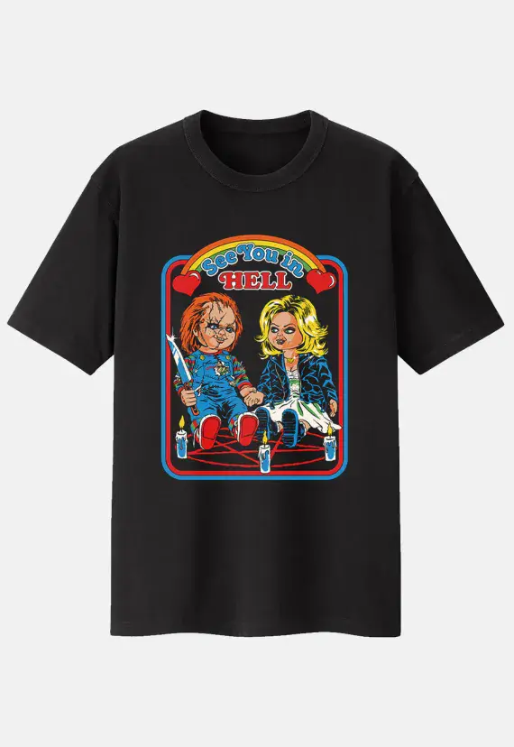 Steven Rhodes Chucky See You In Hell T-Shirt
