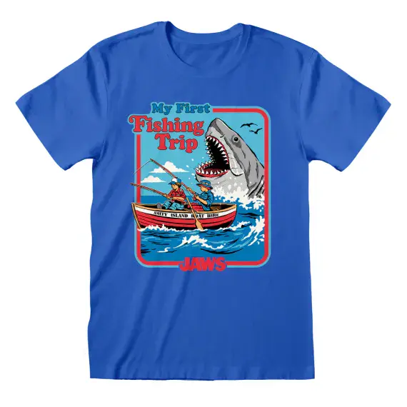 Steven Rhodes X Jaws My First Fishing Trip T-Shirt