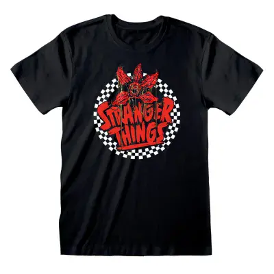 Stranger Things Checkered Circle T-Shirt