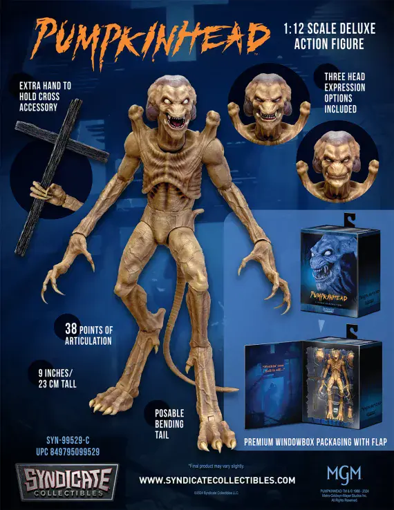 Syndicate Collectibles Pumpkinhead 1:12 Scale Action Figure - Instock