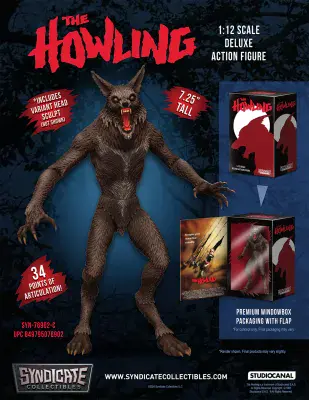 Syndicate Collectibles The Howling Werewolf 1:12 Scale Action Figure - SPECIAL OFFER