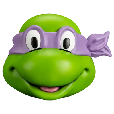 Teenage Mutant Ninja Turtles Donatello Retro Injection Mask - Pre-Order