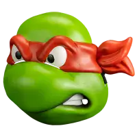 Teenage Mutant Ninja Turtles Raphael Retro Injection Mask - Instock