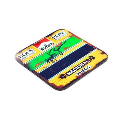 Ayrton Senna Helmet Coaster