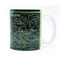 Moto GP 2026 Season Circiut Mug - Neon Green
