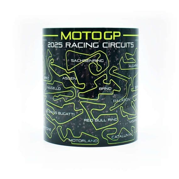 Moto GP 2026 Season Circiut Mug - Neon Green