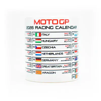 Motogp 26 Calendar Mug