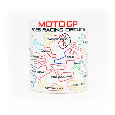 Motogp 26 Calendar Mug - Circuits