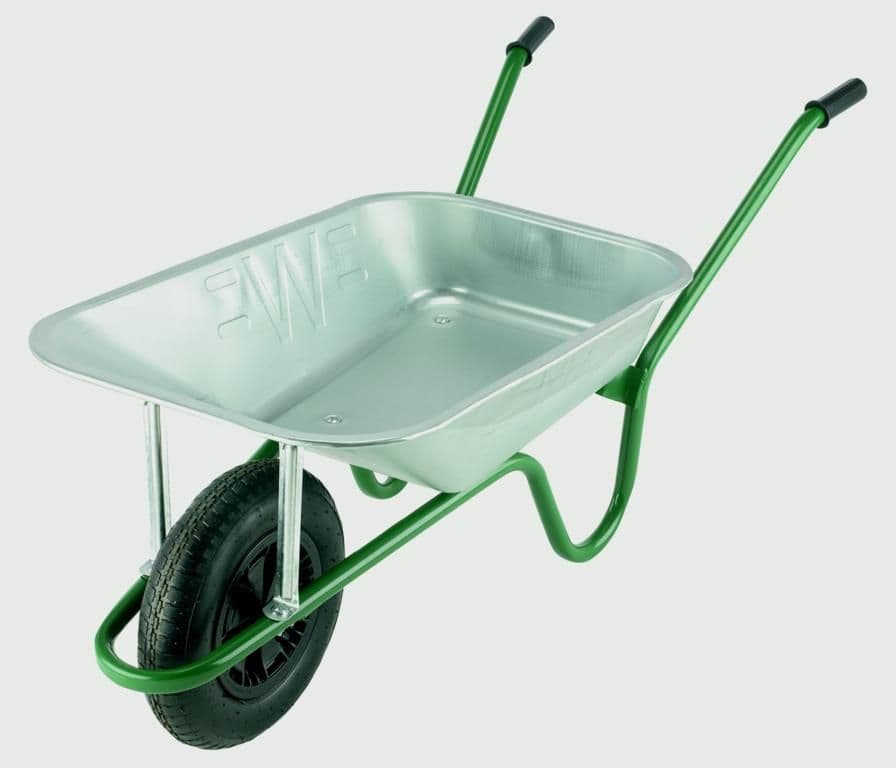 Walsall Wheelbarrow Galvanised Builders Wheelbarrow 85L