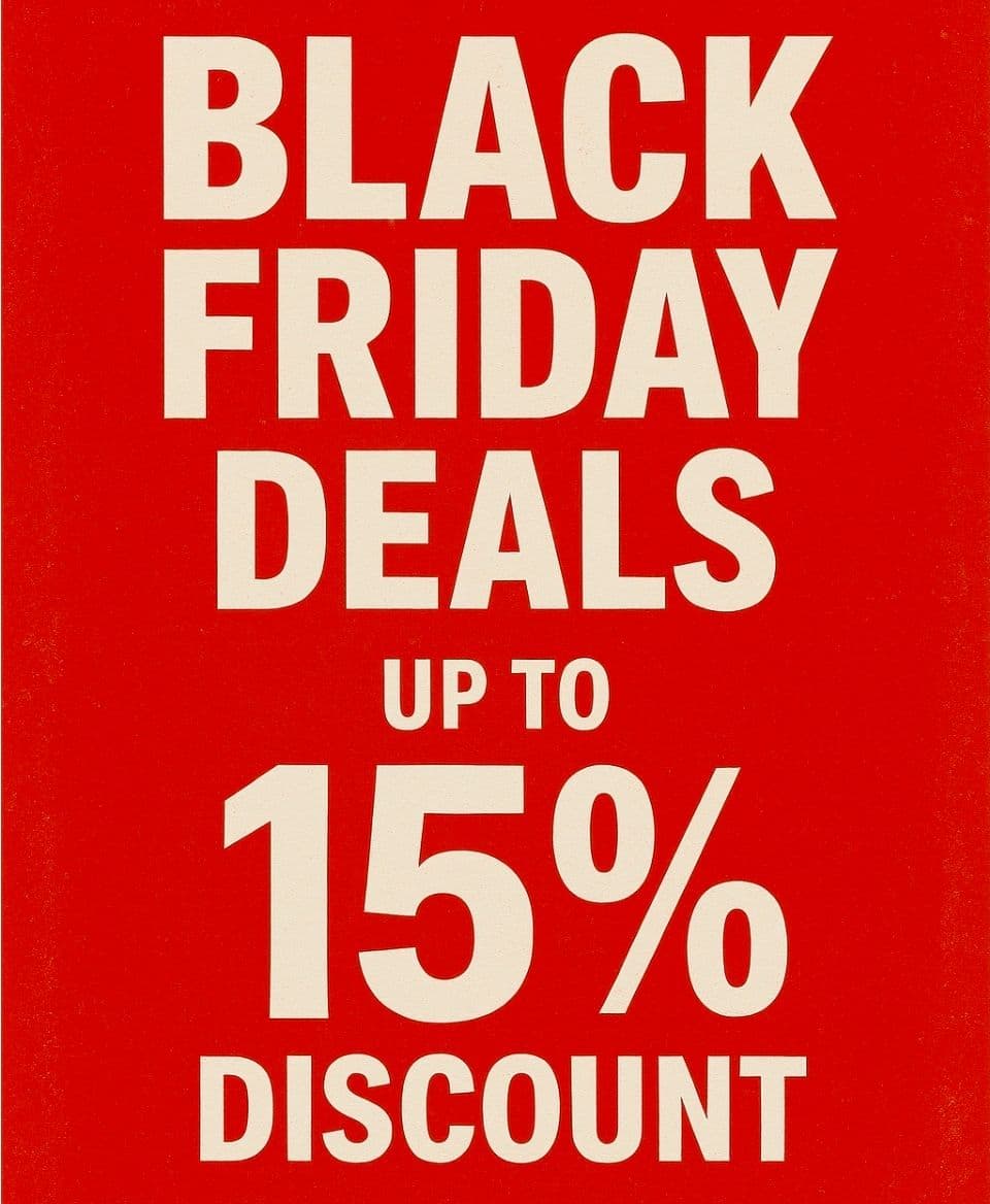 Black Friday Offers All Winter