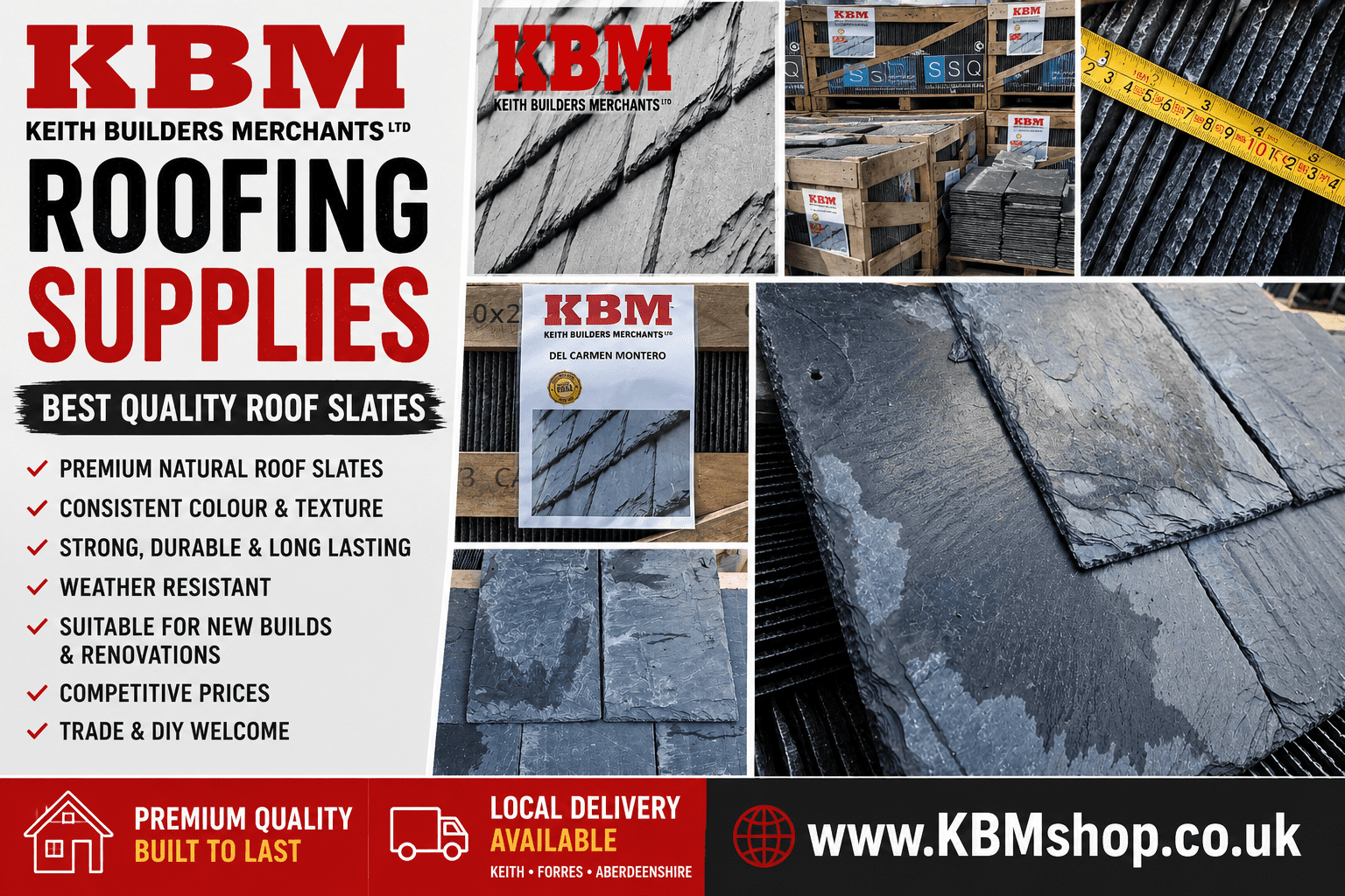 Genuine Quality Roof Slates from KBM