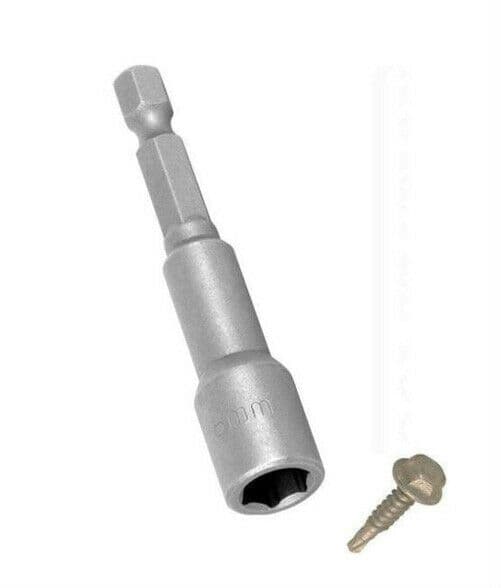8mm 5/16" Roofing Roof Tech Tek Screw Bolt Hex Nut Socket